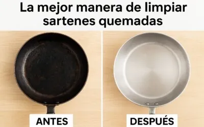 Como limpiar sartenes quemadas «seasoning»