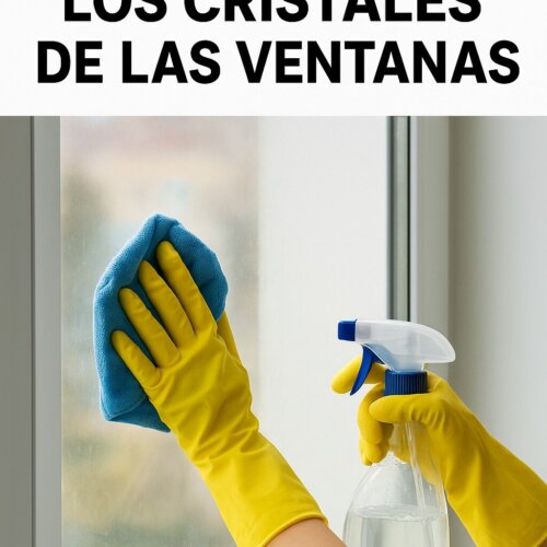 como limpiar cristales muy sucios