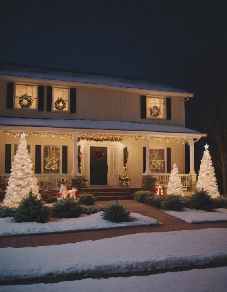 decoración de navidad exterior