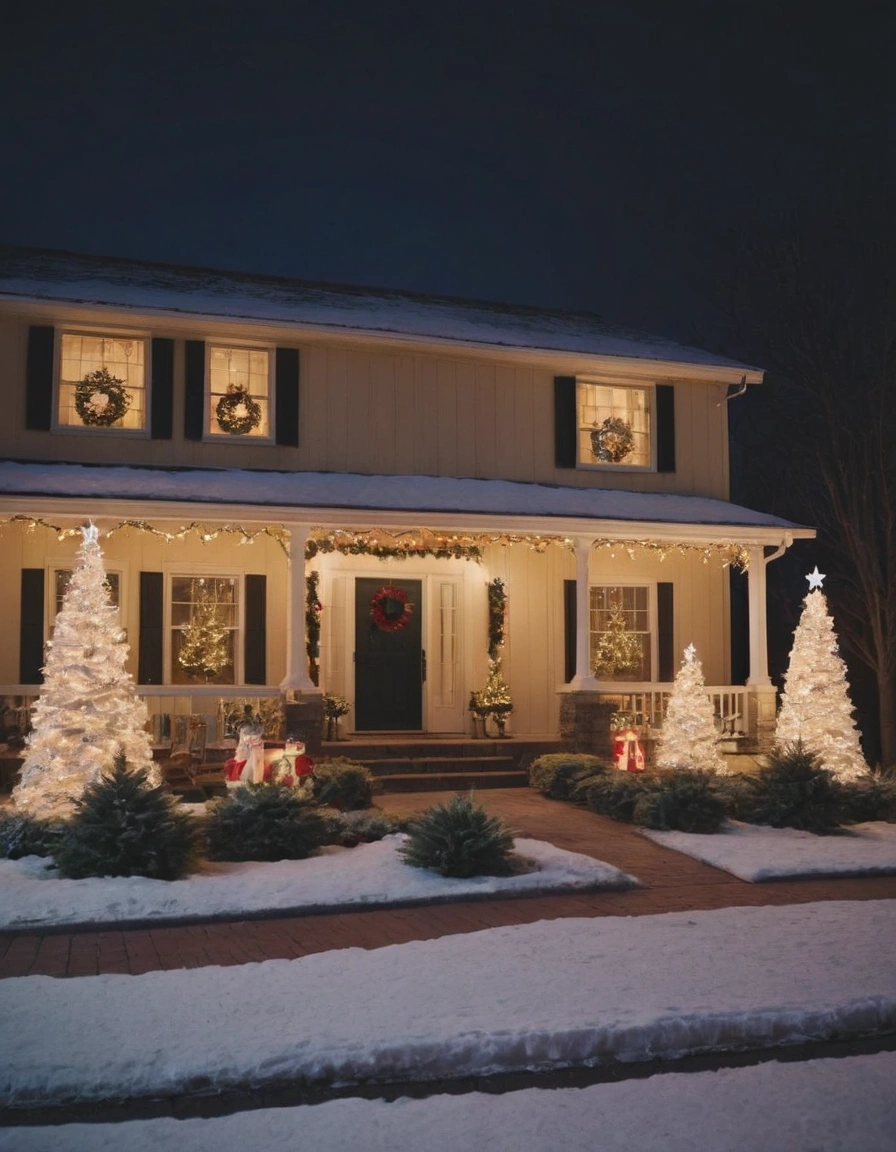 decoración de navidad exterior
