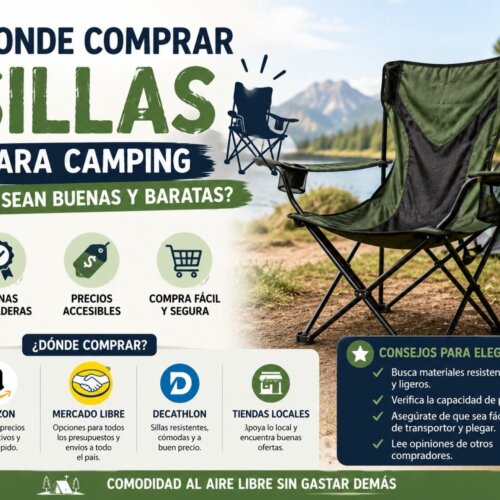 sillas para camping walmart