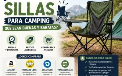 Donde comprar Sillas para Camping que sean Buenas y Baratas